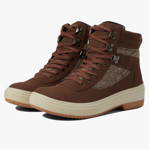 Merrell Shoes - New Merrell Brown Lace-Up Boots with Cream Sole